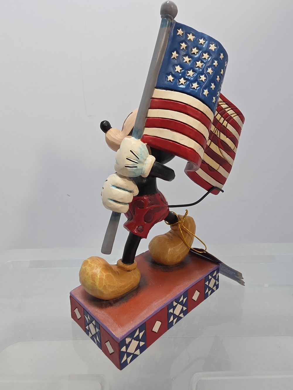 Jim Shore Walt Disney Showcase Mickey Mouse “Old Glory” #4032875 Enesco NEW - Picture 4 of 6